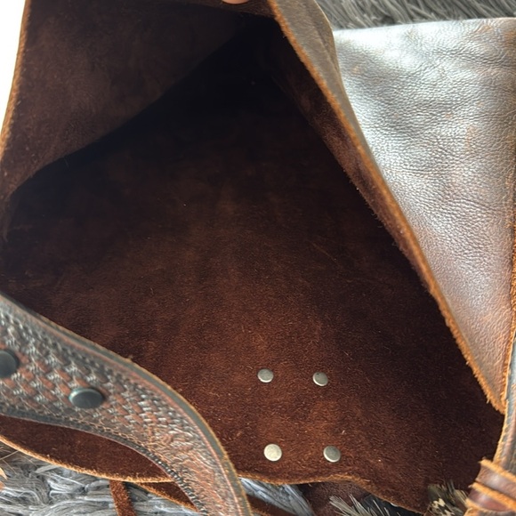 Women's Leather Crossbody - Picture 5 of 13